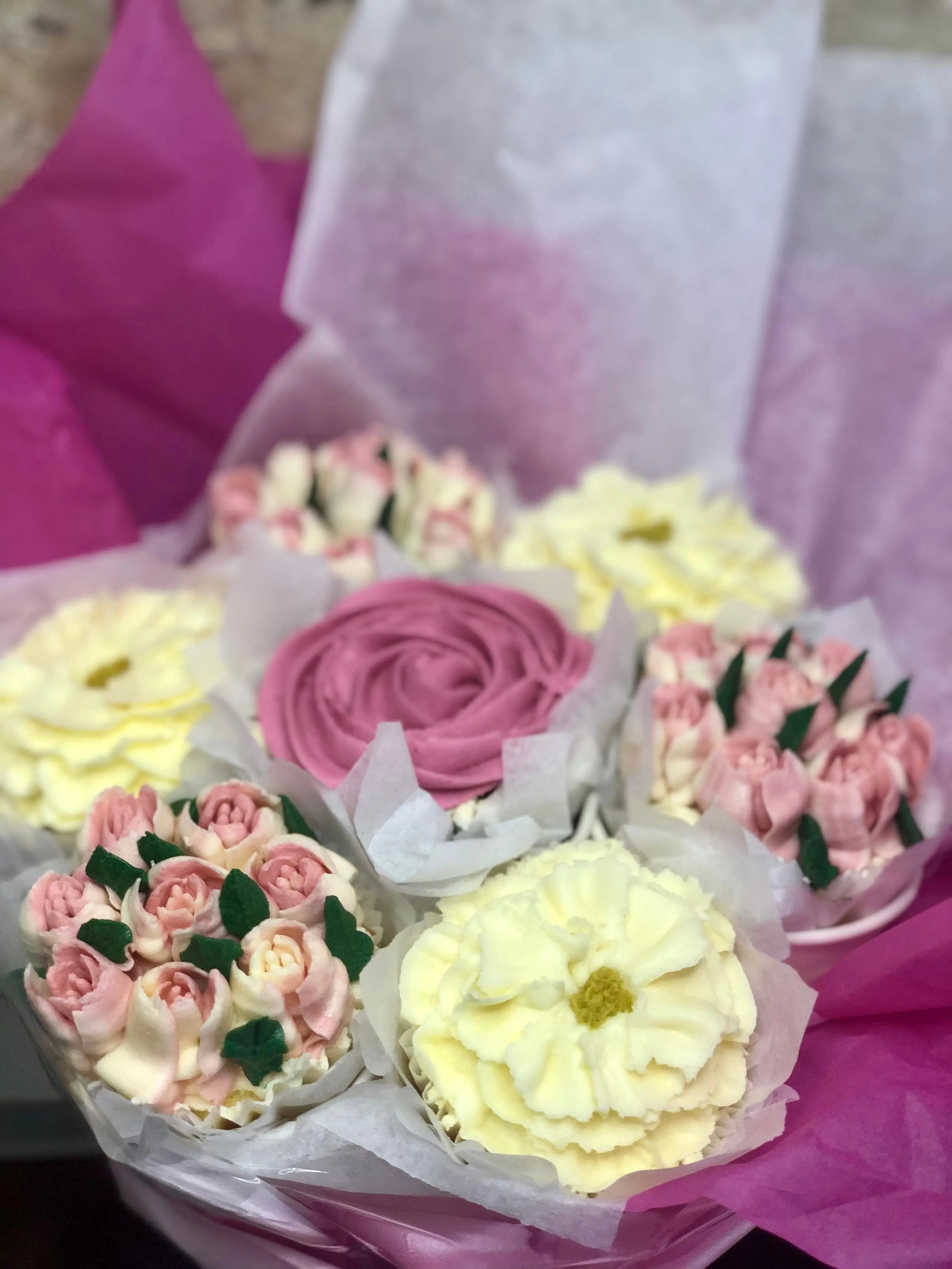Floral Cupcake Bouquets Sugar Garden